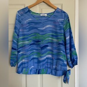 Colorful classy blouse